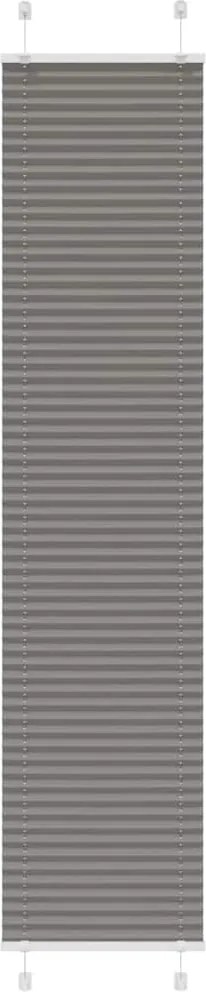 vidaXL Jaluzea plisată Antracit 40x200 cm Lățime țesătură 39,4 cm