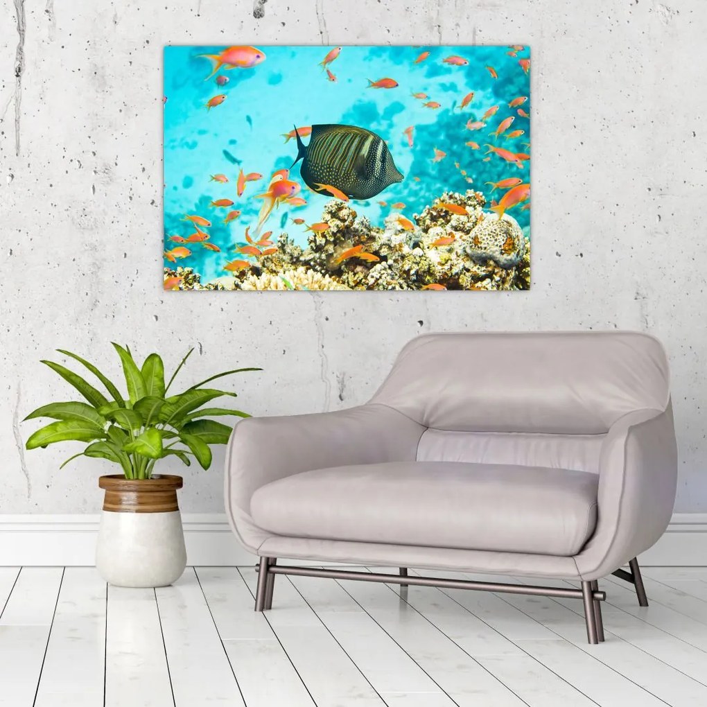 Tablou lumii submarine (90x60 cm)