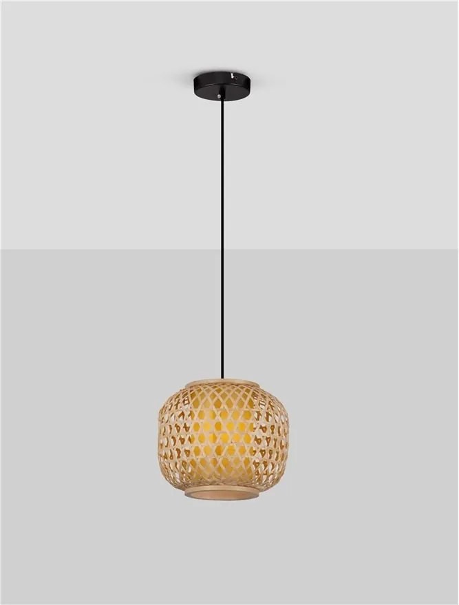 Pendul ratan decorativ design natural ASMA