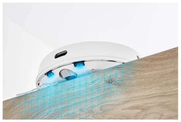 Sencor - Aspirator robot 2 în 1 cu mop, 50 W, baterie 5000 mAh, Wi-Fi, alb, telecomandă inclusă