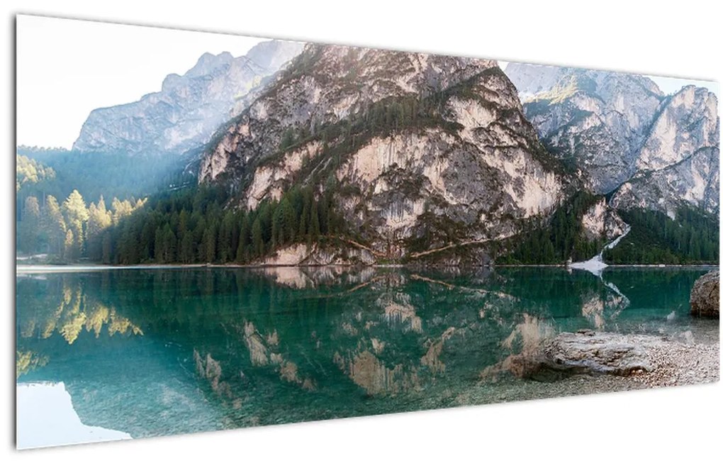 Tablou cu lac montan (120x50 cm)