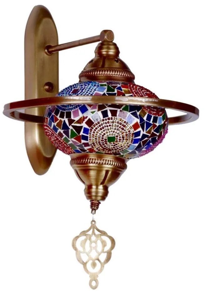 Aplica de perete YENI 1xE27/40W/230V, bronz