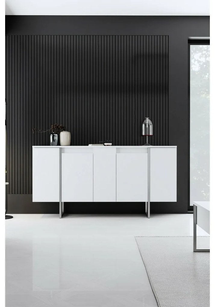 Dulap Luxe White and Silver