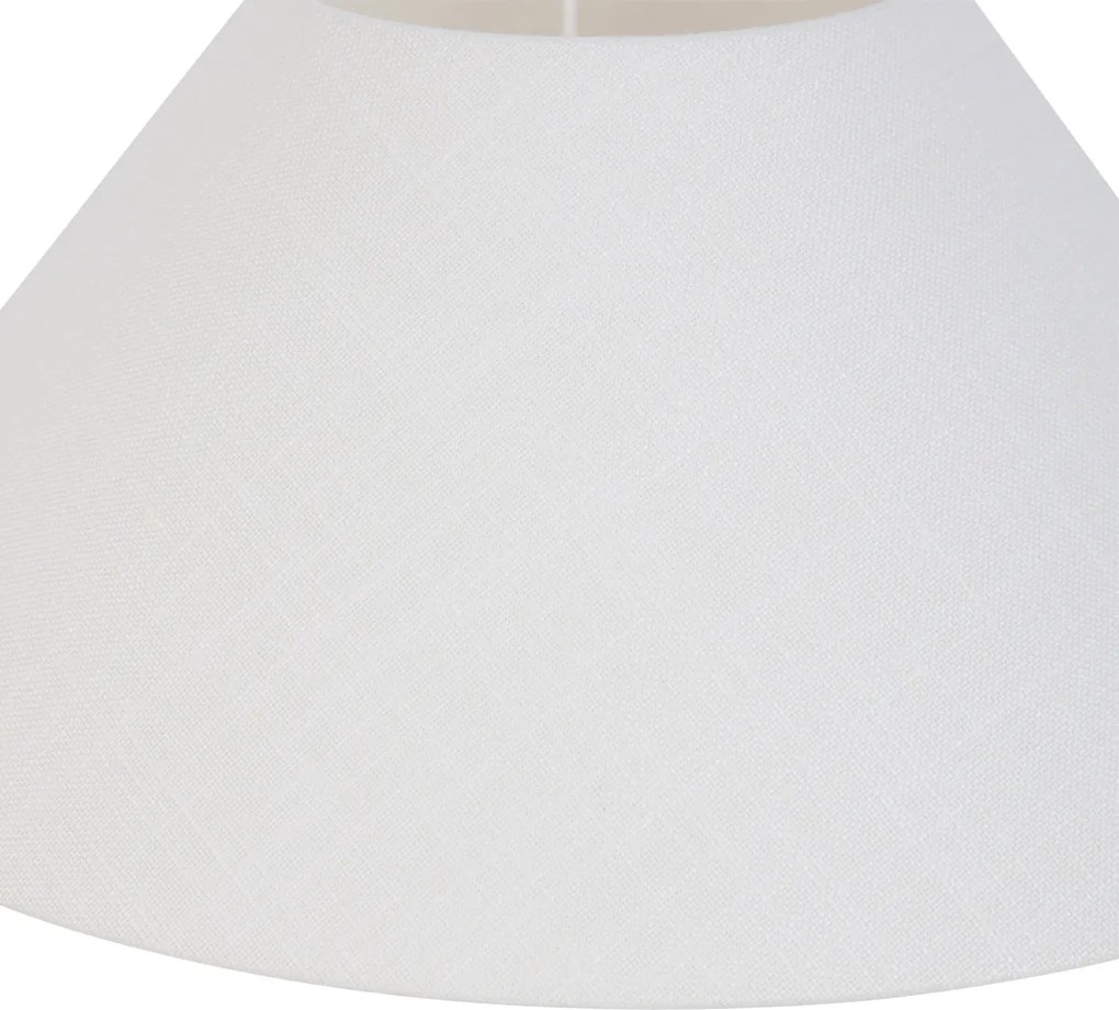 Abajur din in alb rotund înclinat 40/15/16