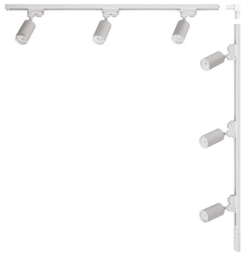 Zuma Line 3565 - Spot pentru sistem de șină TUBE, 6 x GU10, 35 W, 230 V, alb