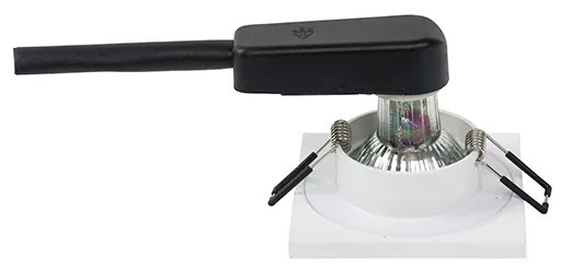 Set de 6 spoturi încastrate moderne pentru baie alb - Doku