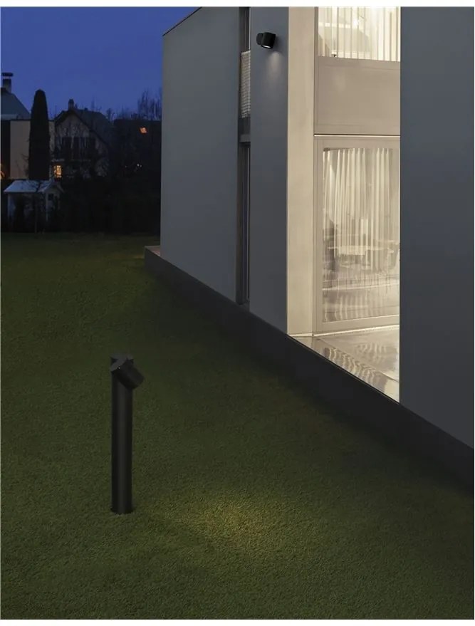 Stalp cu spot orientabil pentru iluminat exterior IP54 FOCUS H-55CM