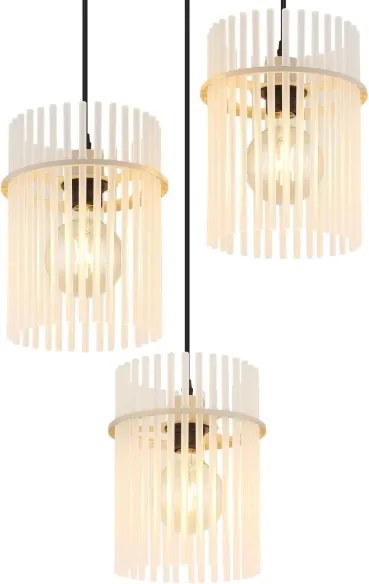 Globo 15698-3HRB - Candelabru suspendat pe cablu GORLEY 3xE27/60W/230V
