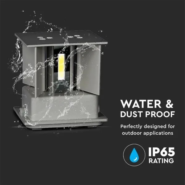 Aplică LED de exterior LED/11W/230V 4000K IP65 gri