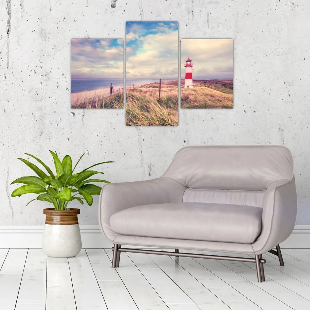 Tablou - Farul roșu (90x60 cm)