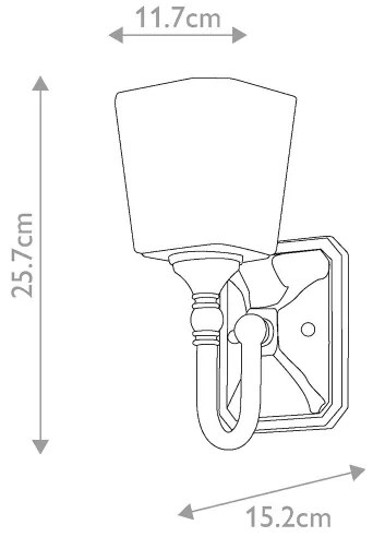 Aplică LED pentru baie CONCORD 1xG9/3W/230V IP44 Elstead FE-CONCORD1-BATH
