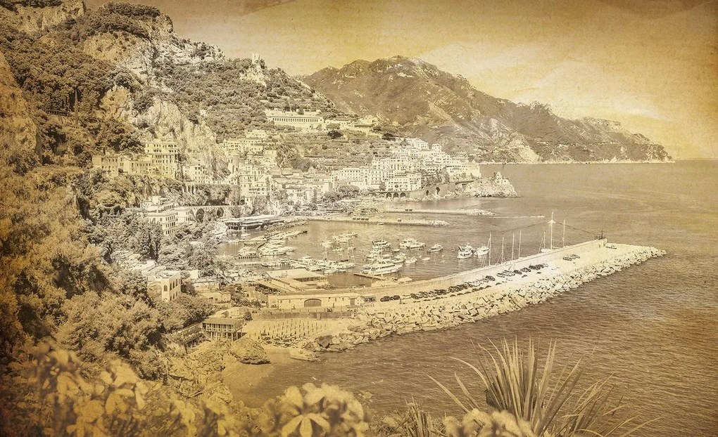 Fototapet - Orașul Vintage (254x184 cm)
