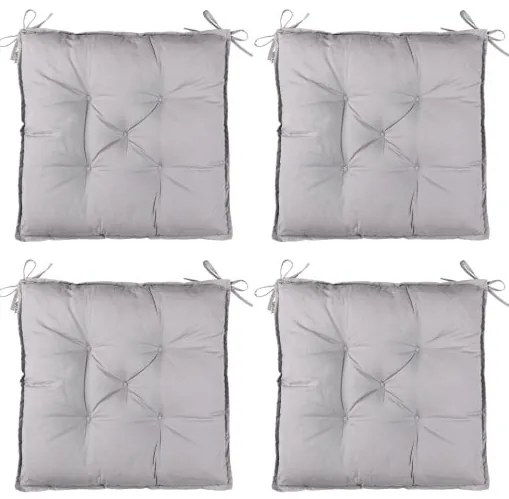 Deuba 4 perne 40x40x8cm - gri