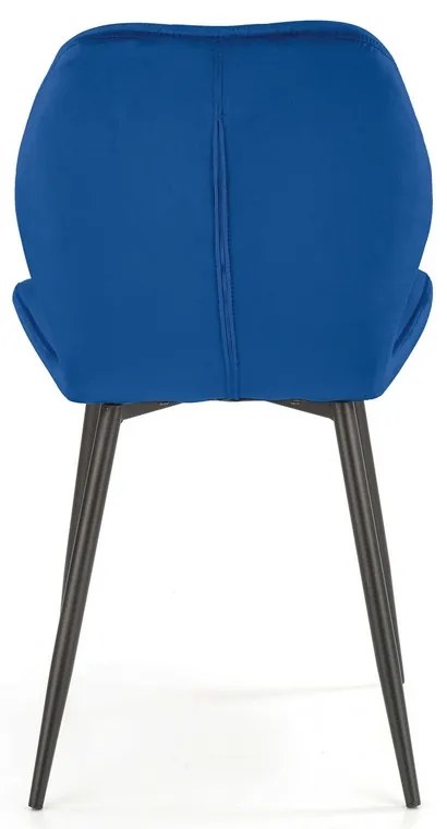 Scaun de bucaterie Pelor, albastru/negru