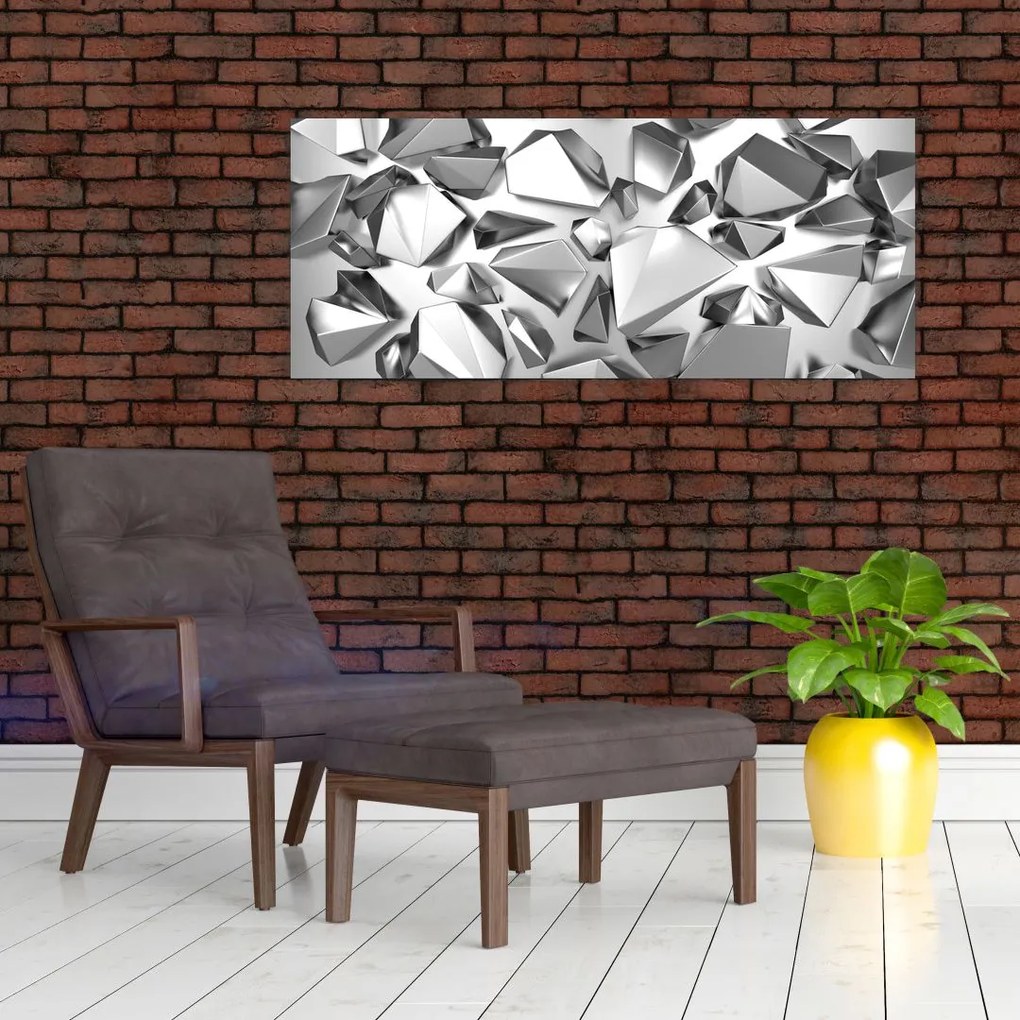 Tablou cu abstracție 3D (120x50 cm)