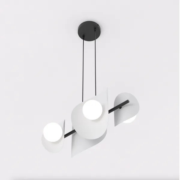 Lustră pe cablu ELEMENTI 4xG9/8W/230V gri