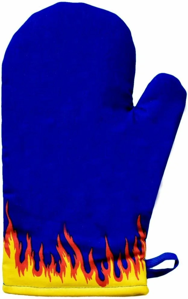 Mănușă Pompierul, albastru, 18 x 28 cm