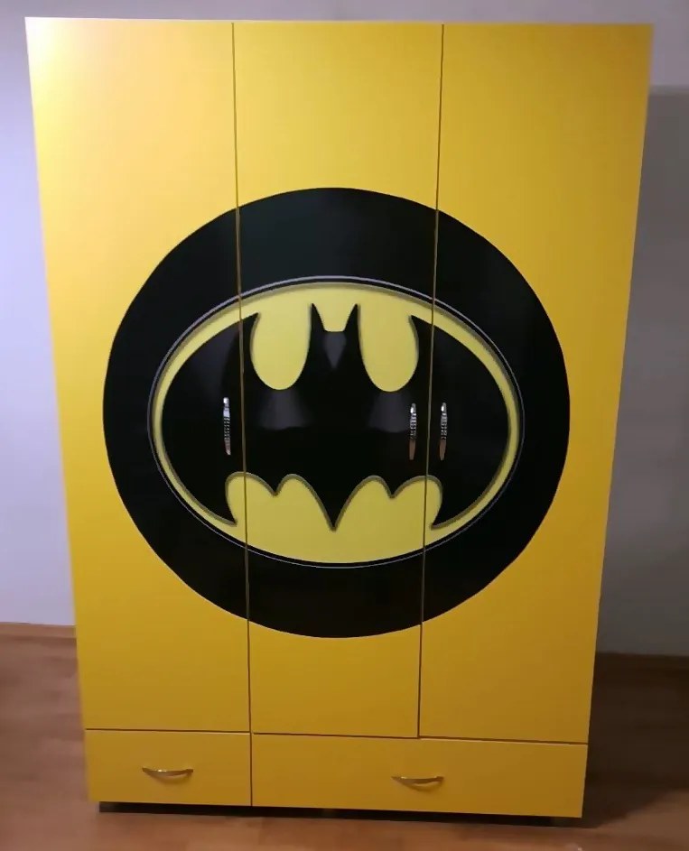 Sifonier 3 usi 2 sertare Batman