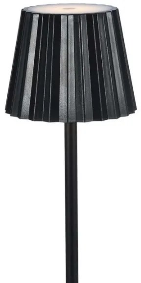 Lampă de birou LED reglabilă, reîncărcabilă, 4W, 3000-6000K, 1800 mAh, negru