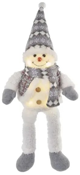 Decorațiune LED de Crăciun 6xLED/3xAA om de zăpadă