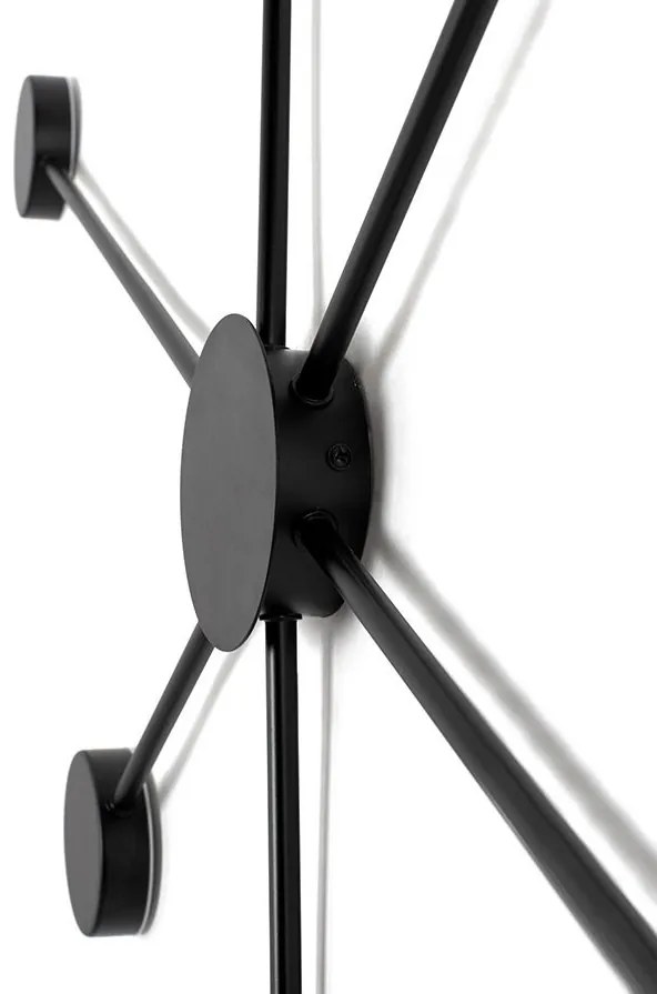 Aplica de perete LED design ambiental SHADOW M negru