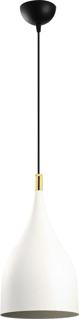 Lustra SAGLAM 3771, alb/negru, metal, 25x51-137 cm