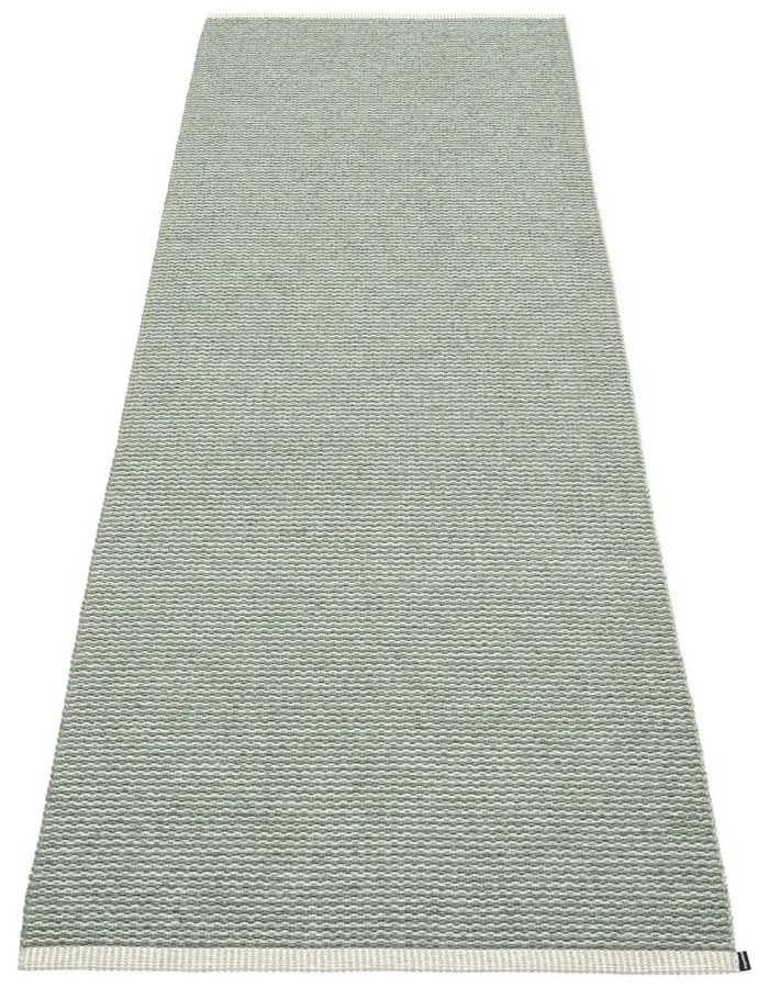 Covor tip traversă pentru interior și exterior verde deschis 70x200 cm Mono Sage Army – Pappelina