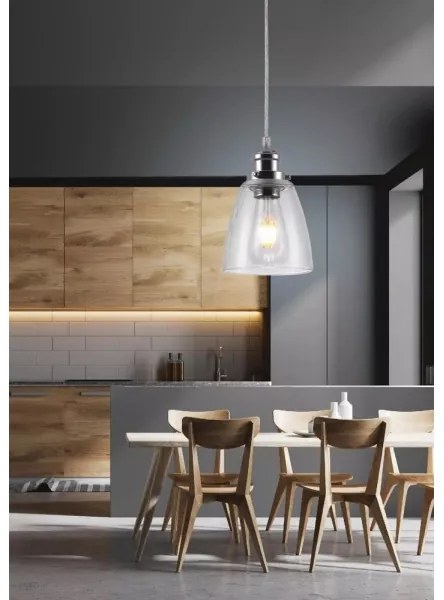 Lustră pe cablu VOICE 1xE27/40W/230V