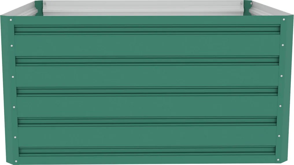 Patură înălțată G21 Daisy 100 x 80 x 52 cm, dintablă, verde