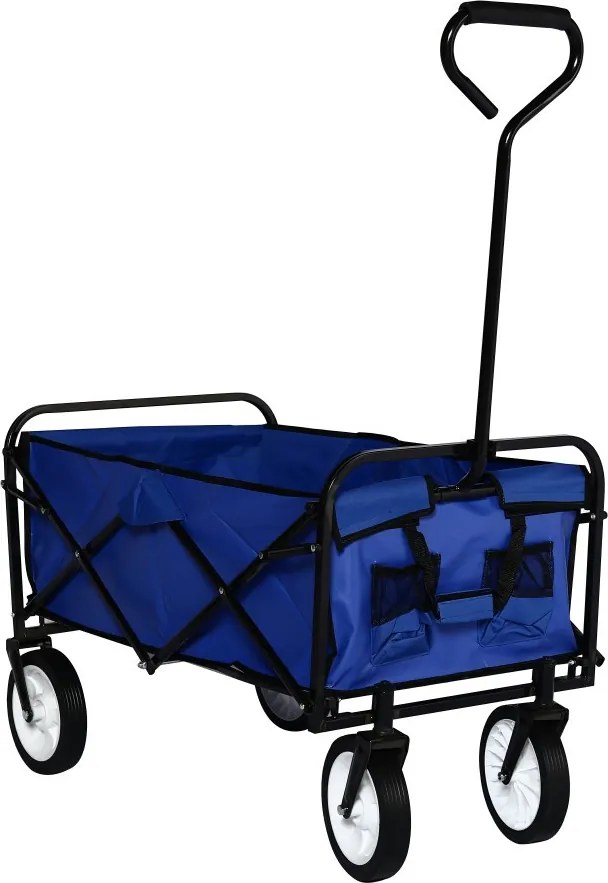 Cărucior de plajă pliabil pentru grădină