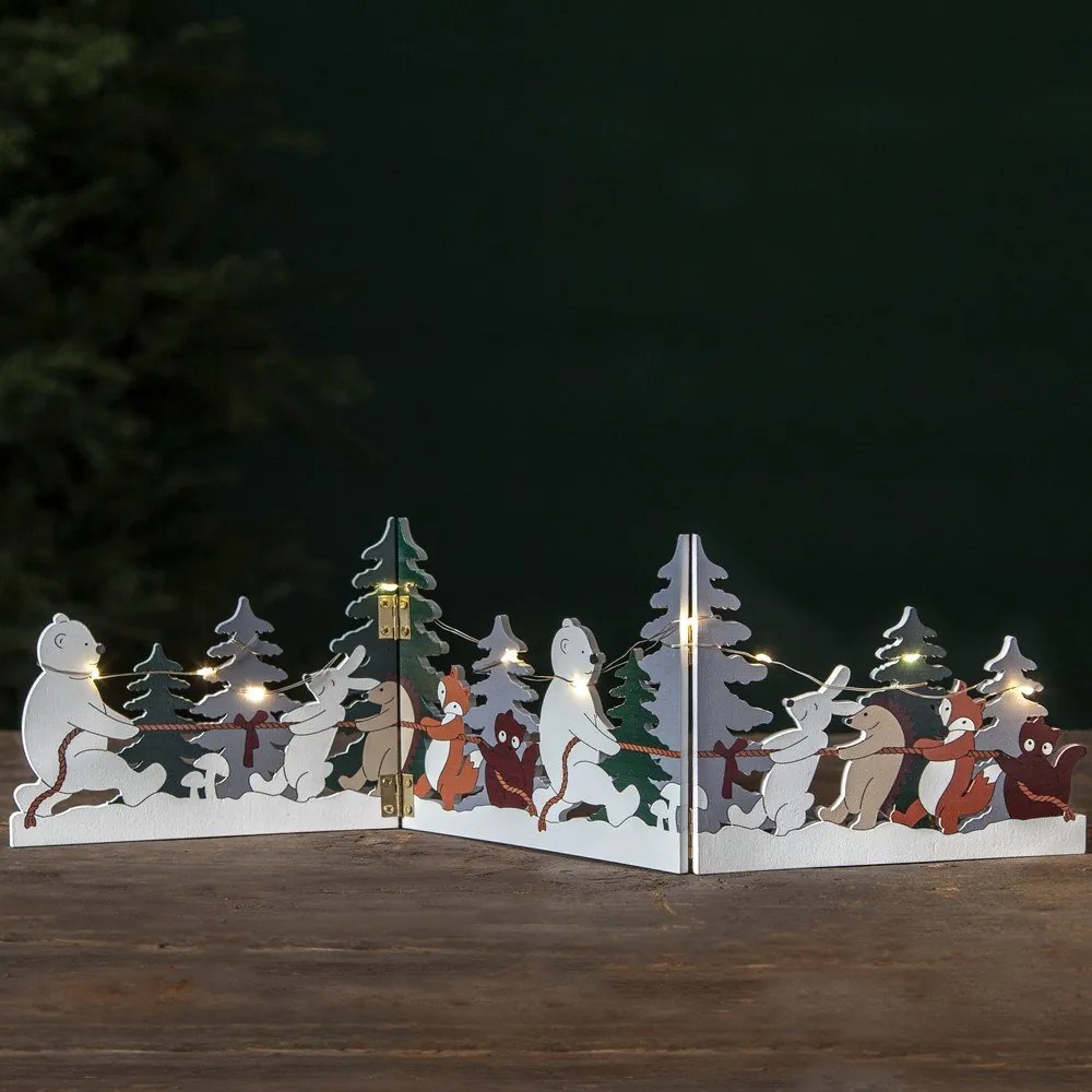Decorațiune luminoasă de Crăciun Forest Friends – Star Trading
