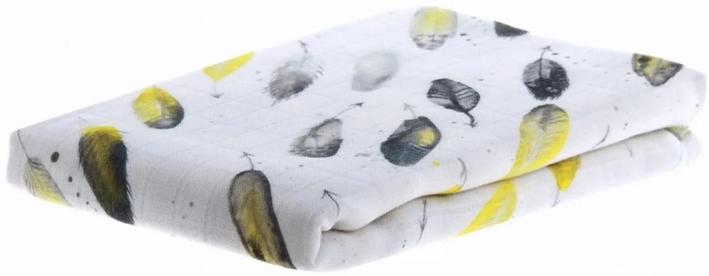 Scutec din bambus Baby Nellys ® - neutru model, 75 x75 cm
