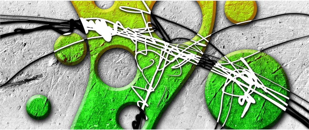 Tablou abstract (120x50 cm)