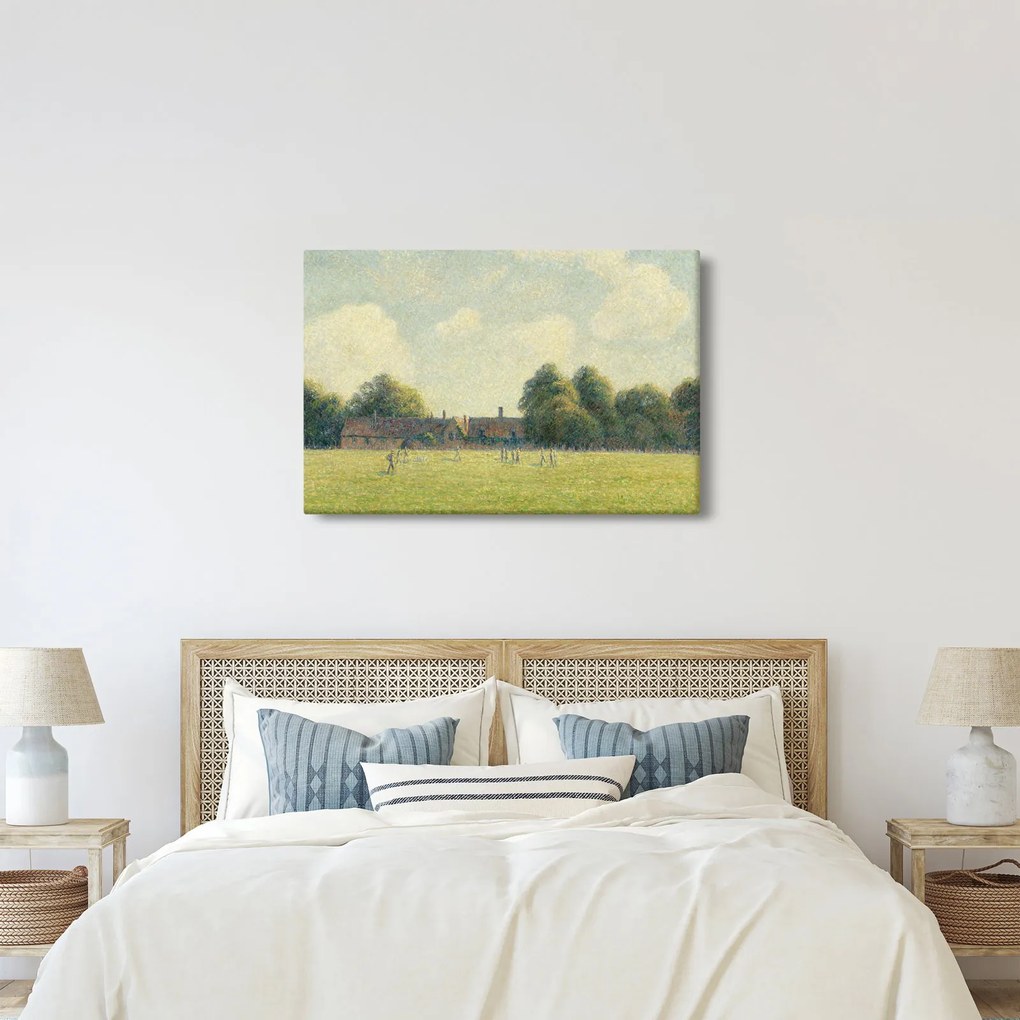 Tablou - Camille Pissarro, Hampton Court Green, reproducere (90x60 cm)