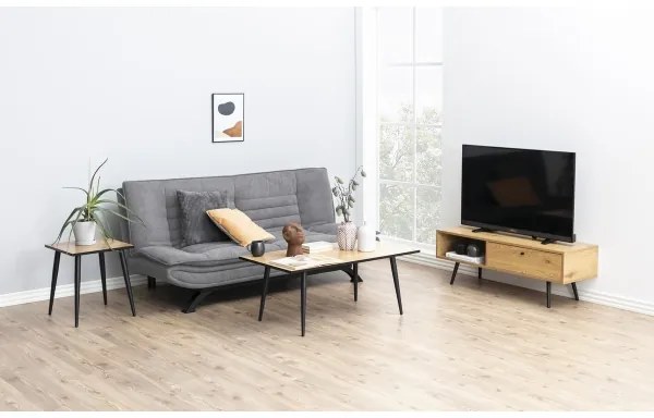 Canapea extensibilă cu 2 locuri AIRI, gri