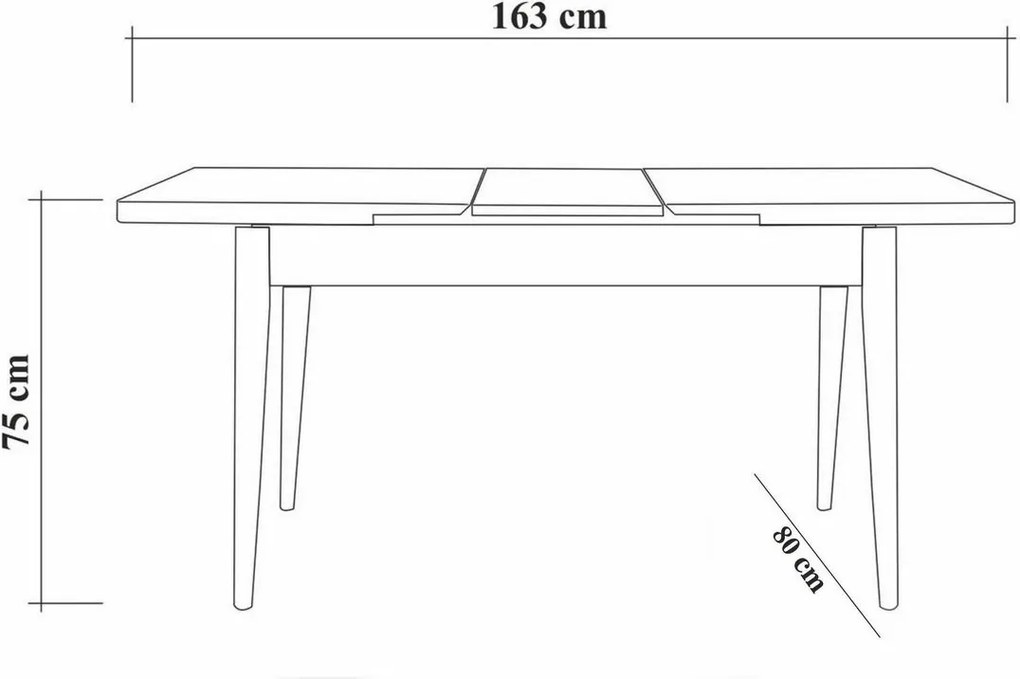 Set de sufragerie Vina Atlantic Pine and Green, 4 piese