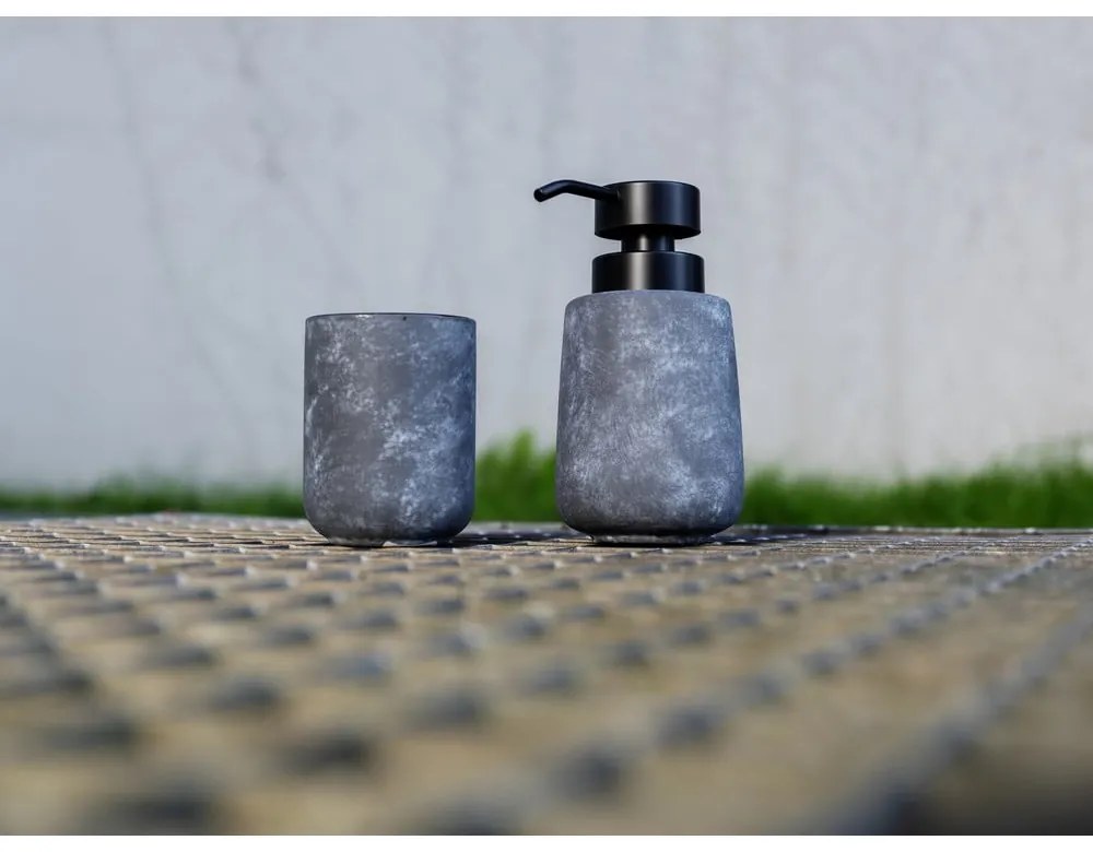 Dozator de săpun lichid gri din ceramică 400 ml Sacile – Wenko