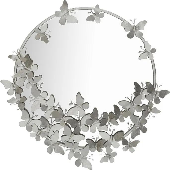 Oglinda de perete Round Silver Glam 74x4x75 cm