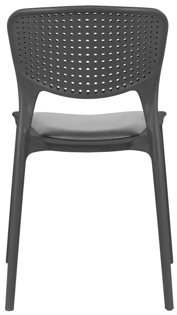 TODO Gri (grafit/antracit) cu pernă gri - SCAUN MODERN PENTRU BUCĂTĂRII, GRĂDINI, CAMERE DE CAFEA (FIXE)