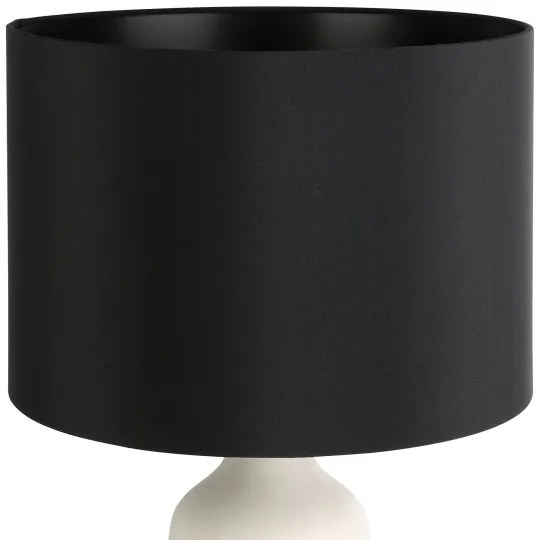 Lampă de masă VINOZA 1xE27/40W/230V albă/neagră Eglo 43824