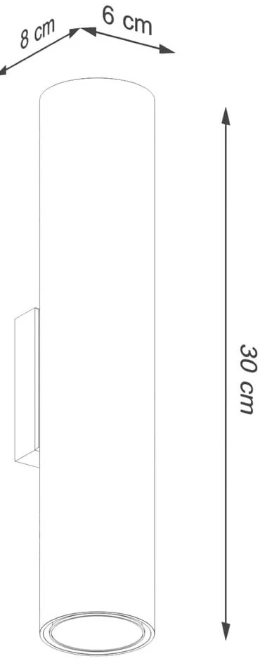 Aplică de perete crem Castro – Sollux