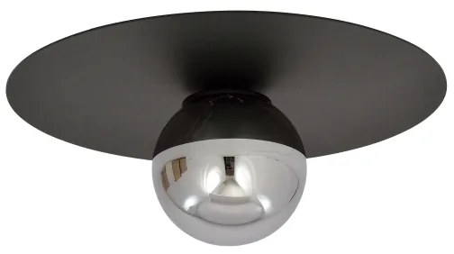 Plafonieră SOLAR 1xE14/10W/230V negru/gri