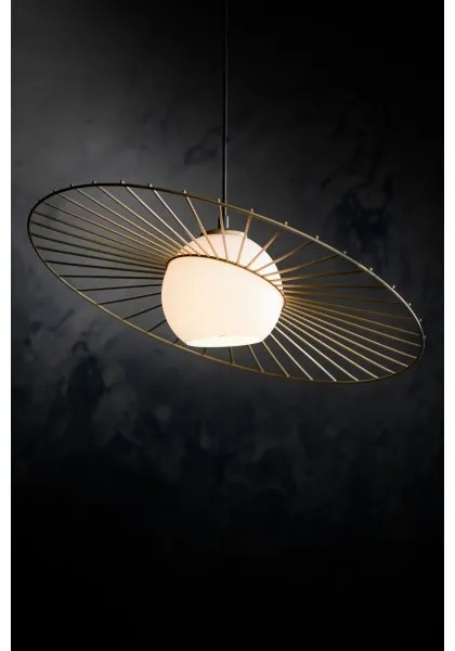 Lustră pe cablu SOL 1xE27/60W/230V aurie