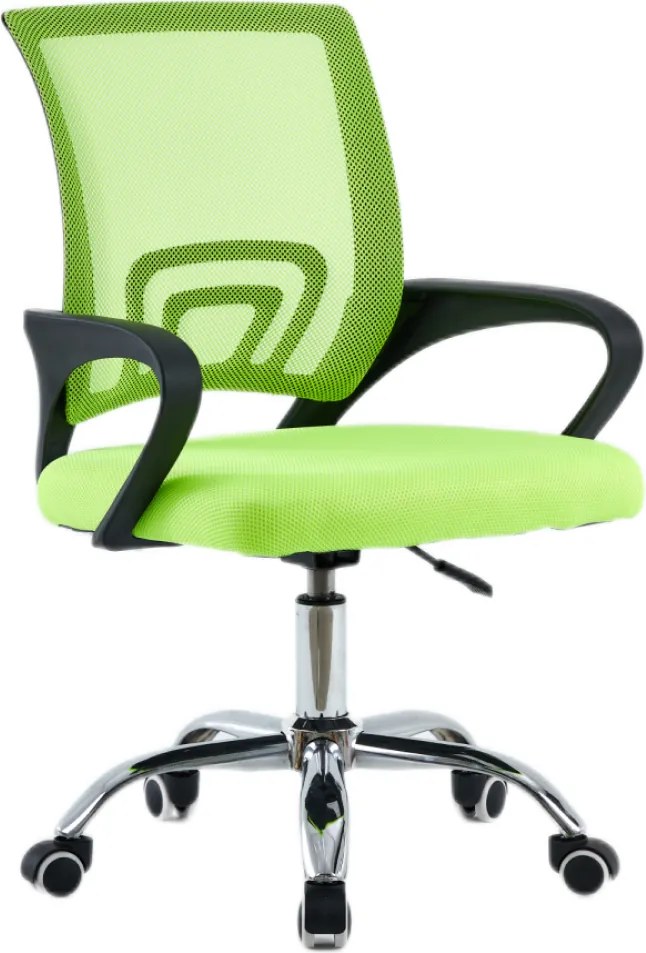 Scaun de birou, verde/negru, DEX 4 NEW