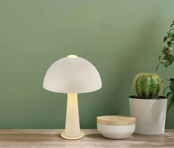 Globo 50670122 - Lampă de masă JULIA 1xE14/25W/230V bej