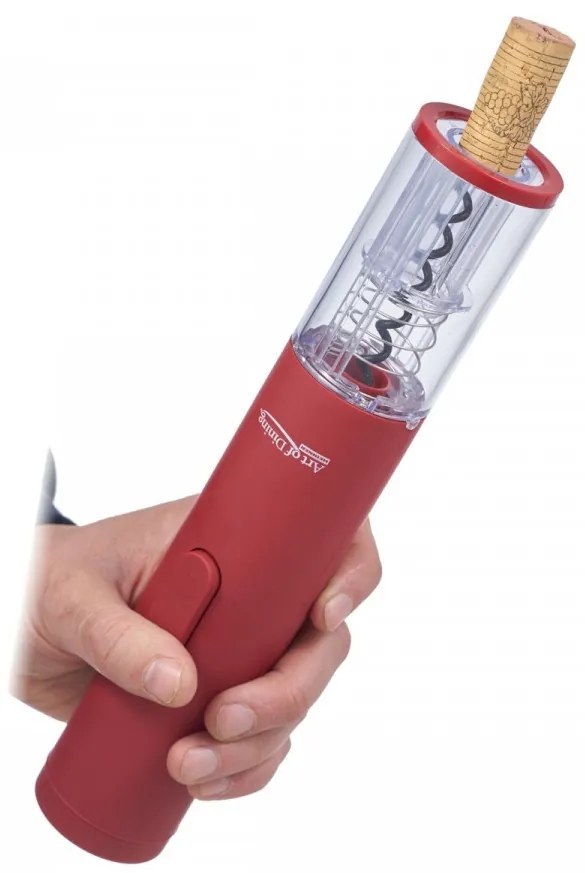 Tirbuson electic + accesoriu pentru deschidere Heinner Red