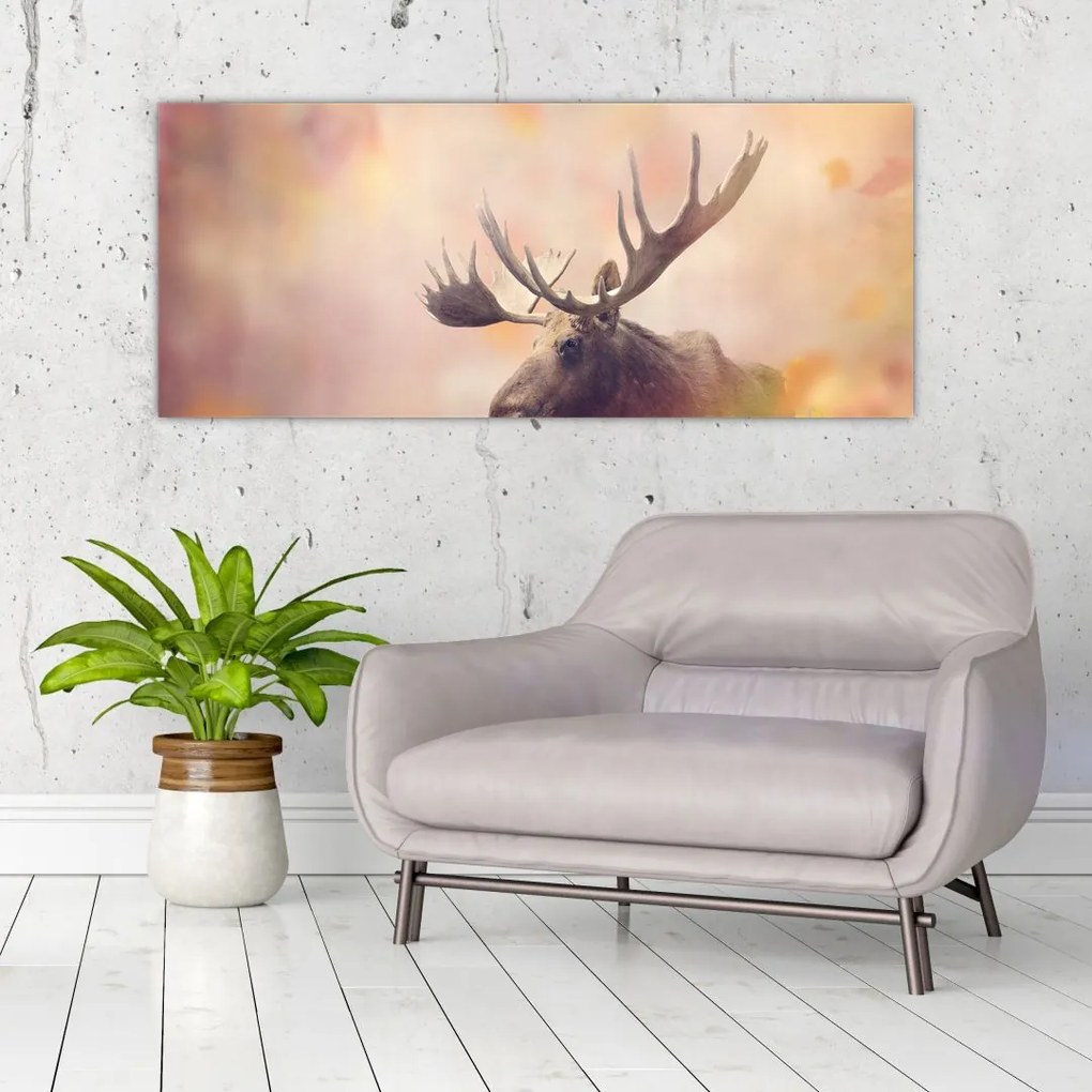 Tablou - Pădure în frunze de toamnă (120x50 cm)