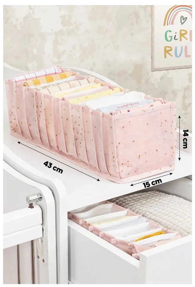 Cutie de depozitare din material textil pentru copii – Mioli Decor