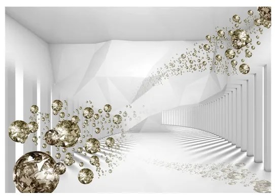 Fototapet Diamond Corridor(Grey), 350 X 245 Cm-Resigilat