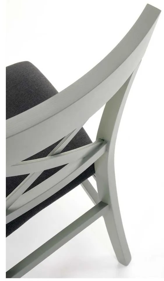 Scaun de bucătărie Rebecca, negru / verde